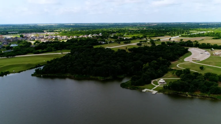 Red River Aerial view