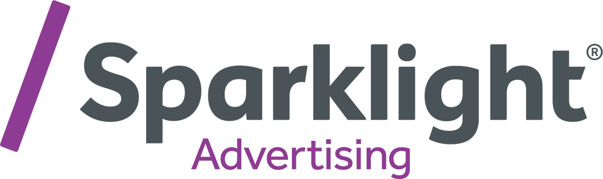 Sparklight Advertising Logo Purple