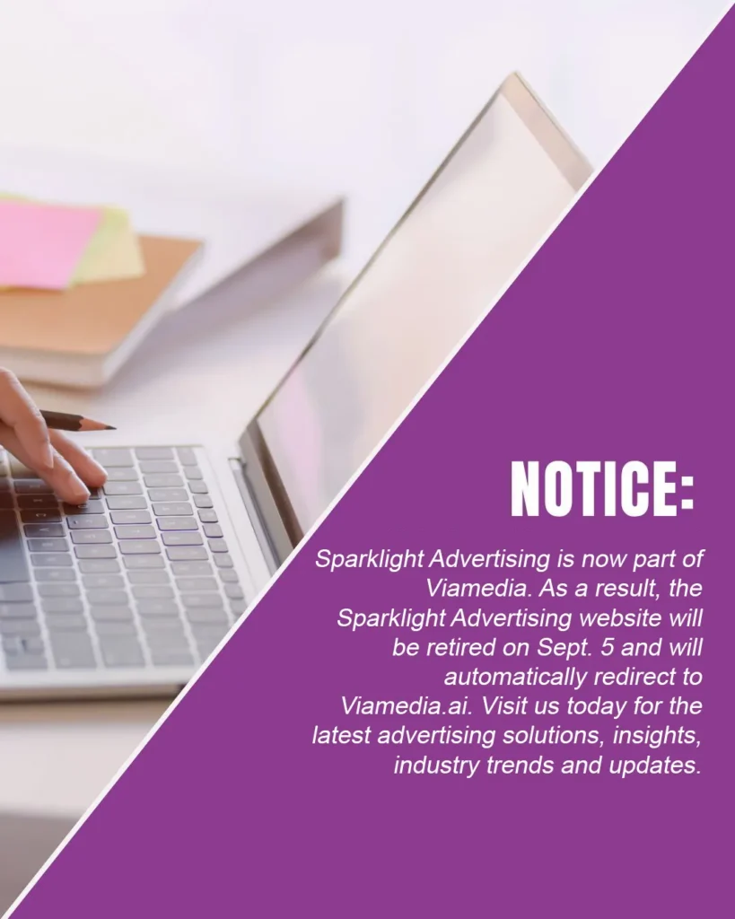 Sparklight Advertising Notice - Viamedia